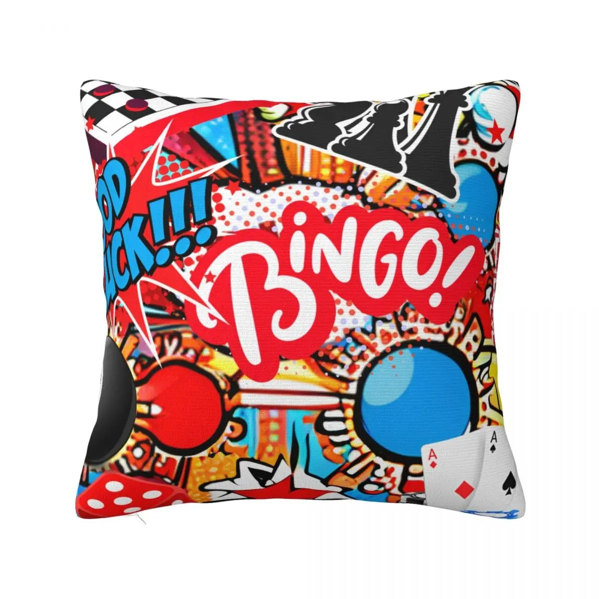 Bingo Diva Pillow Cover