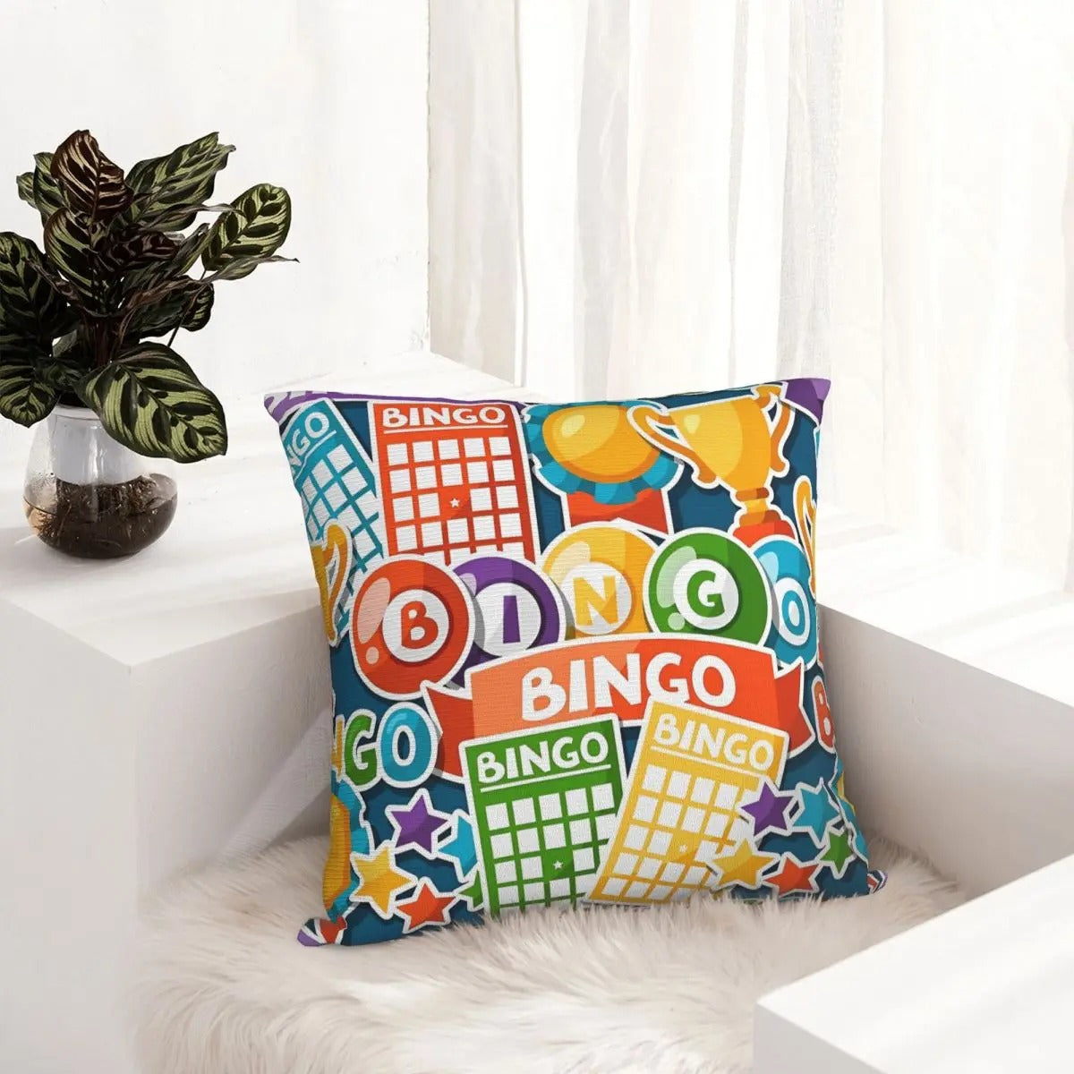 Bingo Diva Pillow Cover