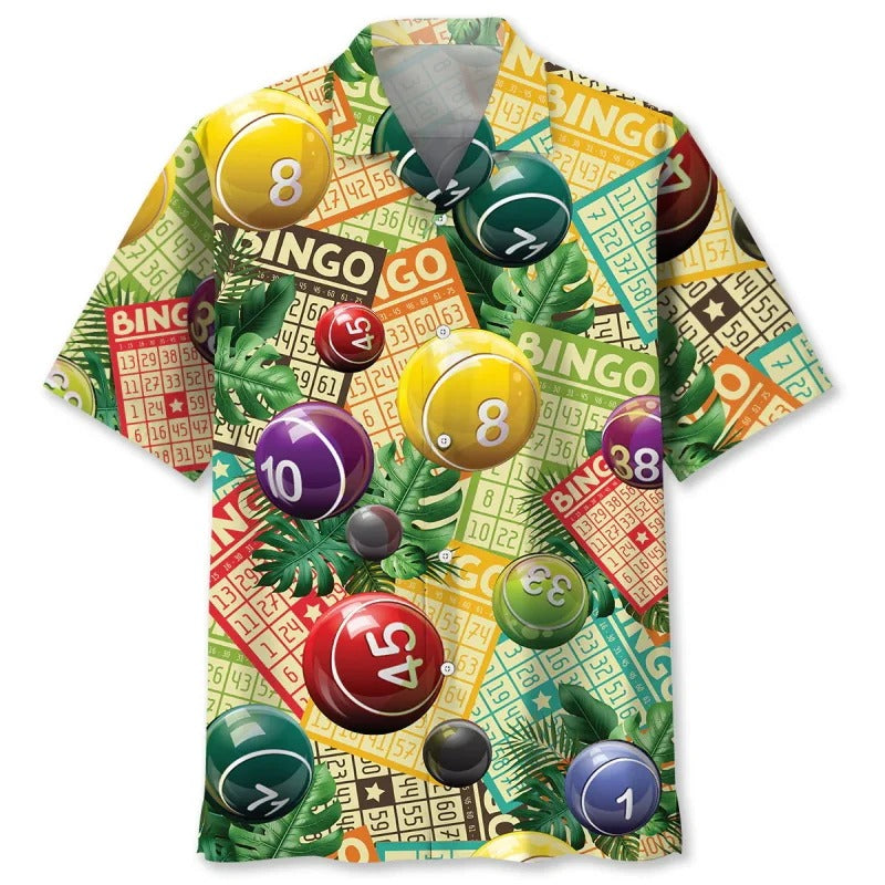 Men's Bingo Button-up Shirt