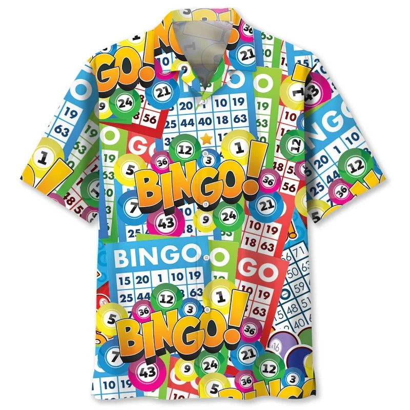 Men's Bingo Button-up Shirt