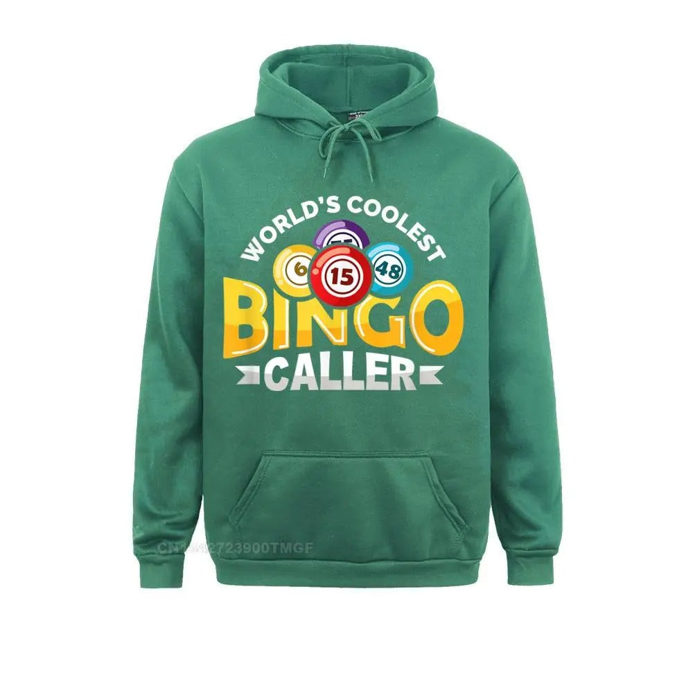 “World’s Coolest Bingo Caller” Bingo Hoodie