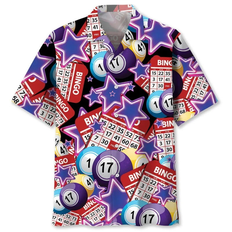 Men's Bingo Button-up Shirt
