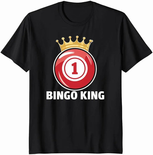 Bingo King T-Shirt High Quality 100%Cotton