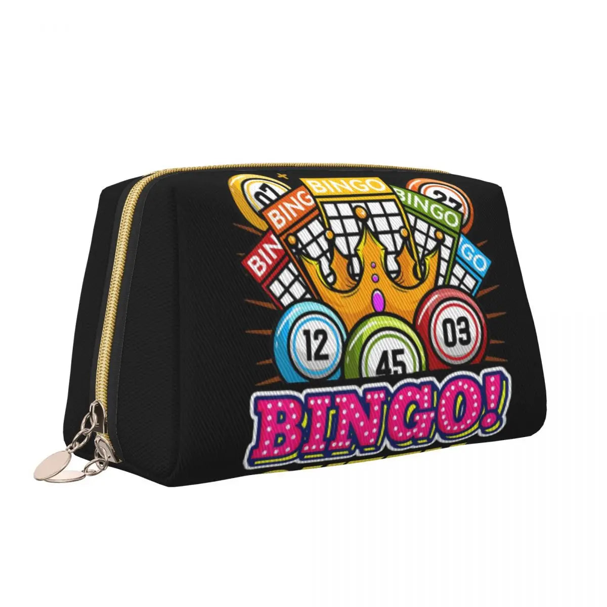 Bingo Balls Makeup Bag for Women