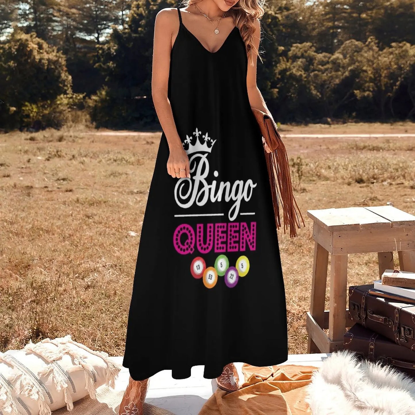 Bingo Queen Sleeveless Dress