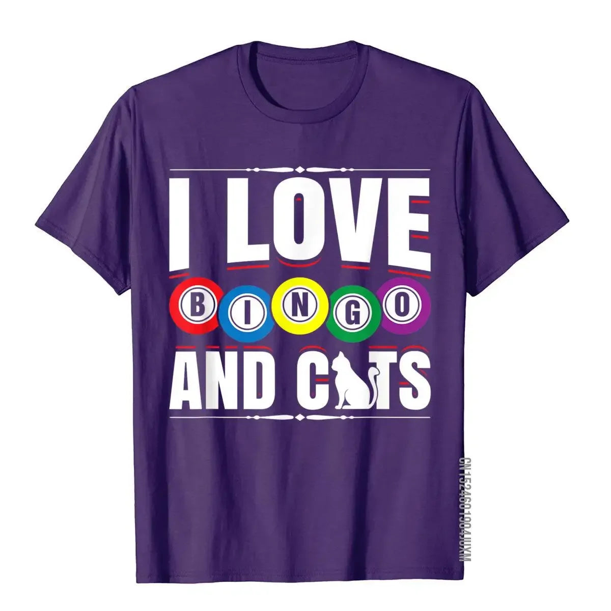 I Love Bingo And Cats T-Shirt