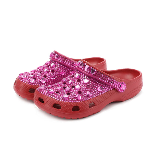 Women Slippers EVA Bling Rhinestone