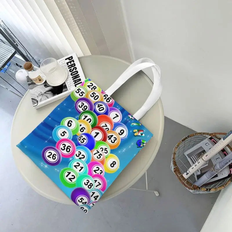 Bingo Canvas Shopping Bags