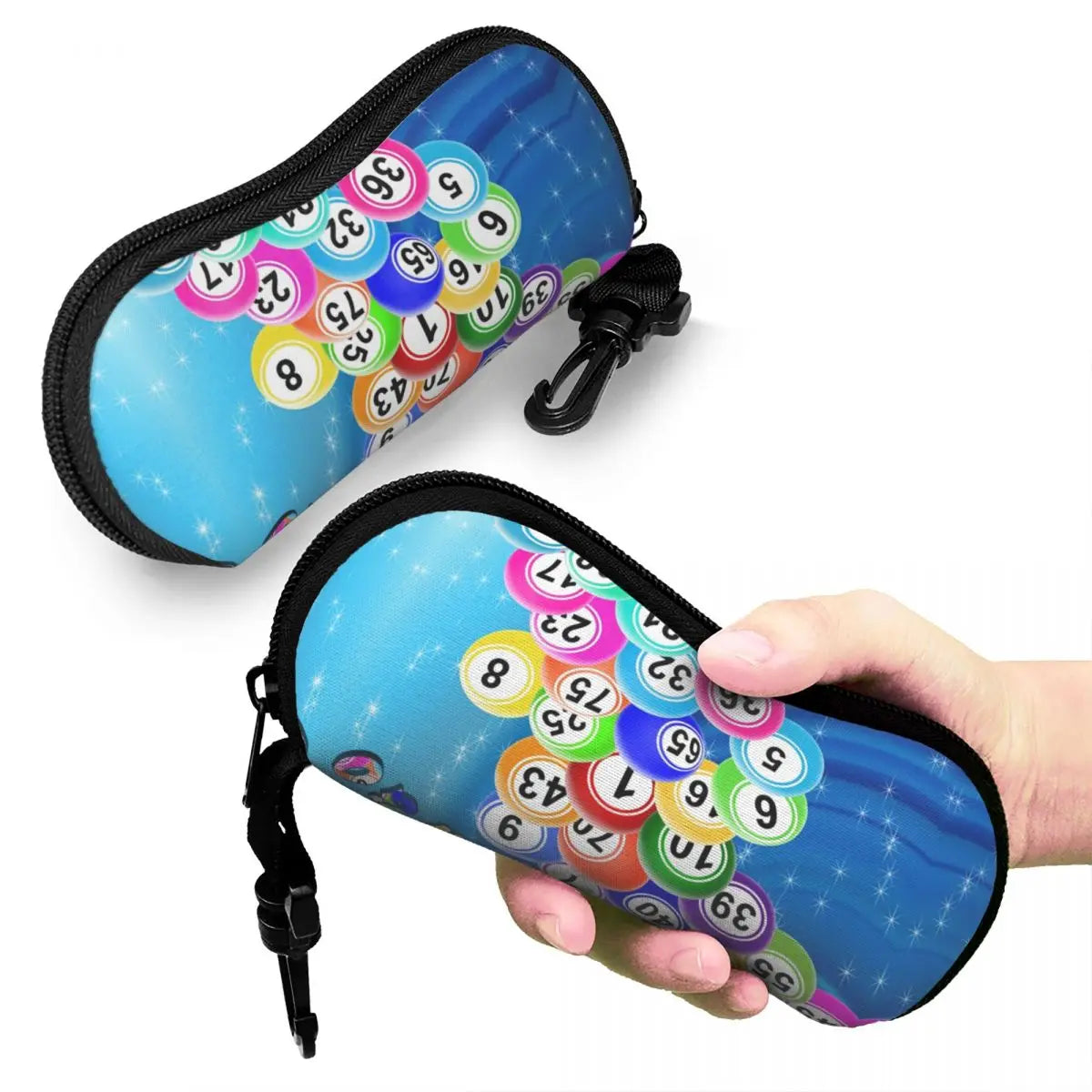 Bingo Balls Eyeglasses Case