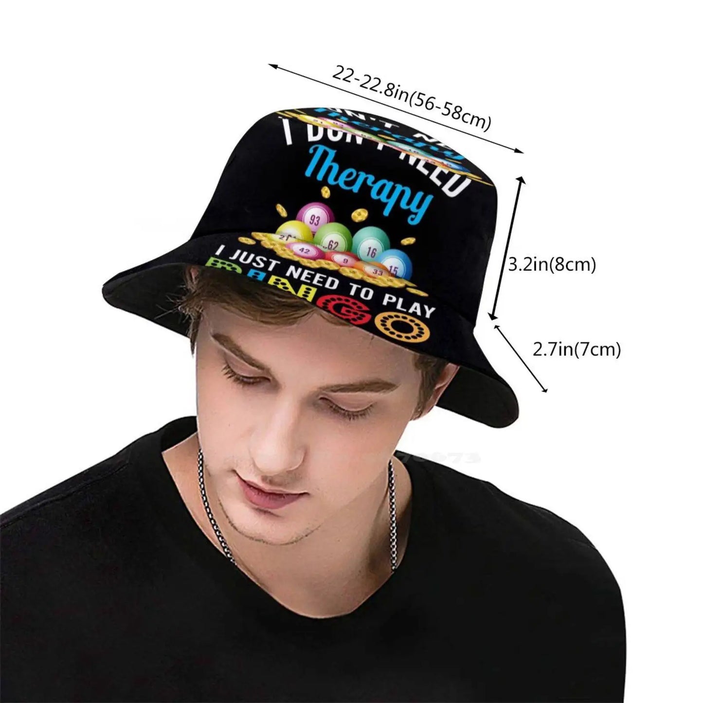 Bingo Foldable Panama Bucket Hat