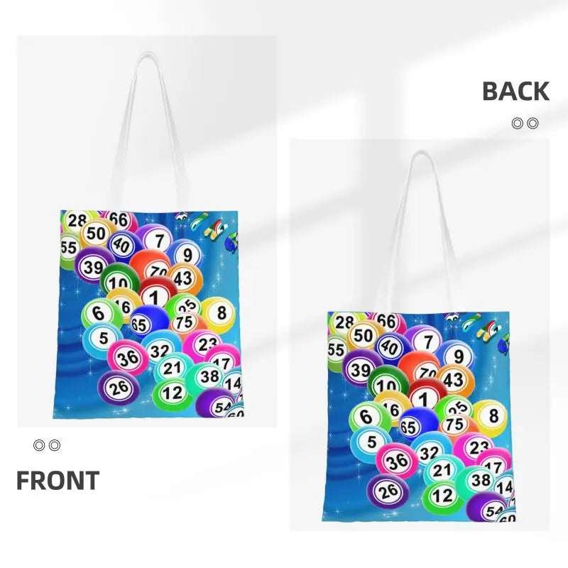 Bingo Canvas Shopping Bags