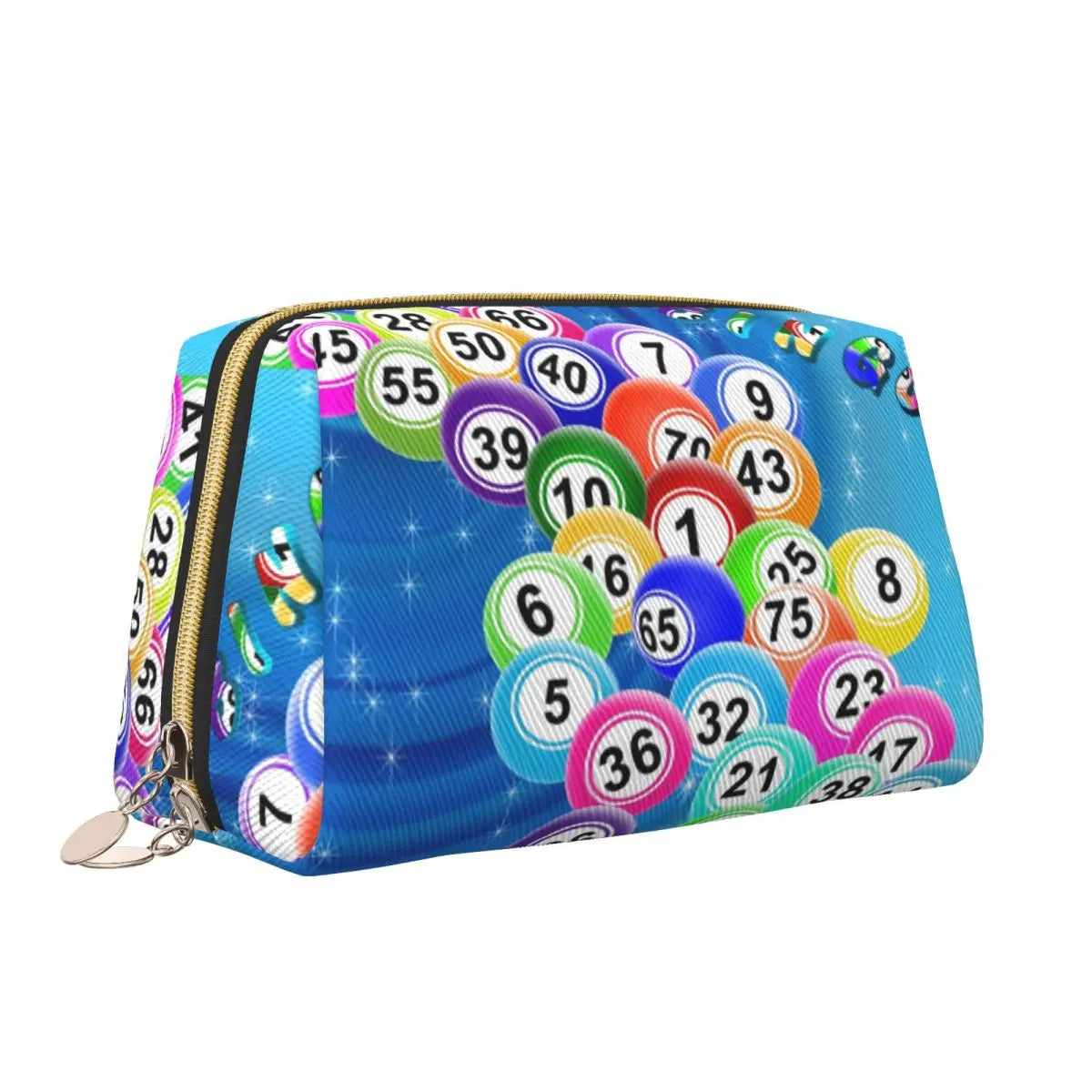 Bingo Balls Makeup Bag for Women