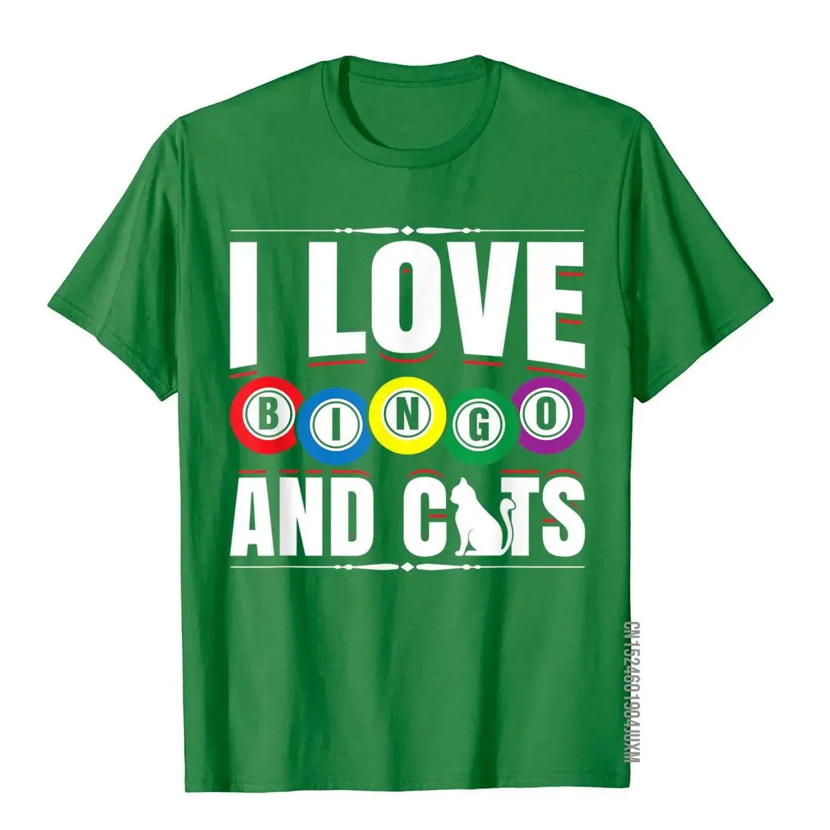 I Love Bingo And Cats T-Shirt