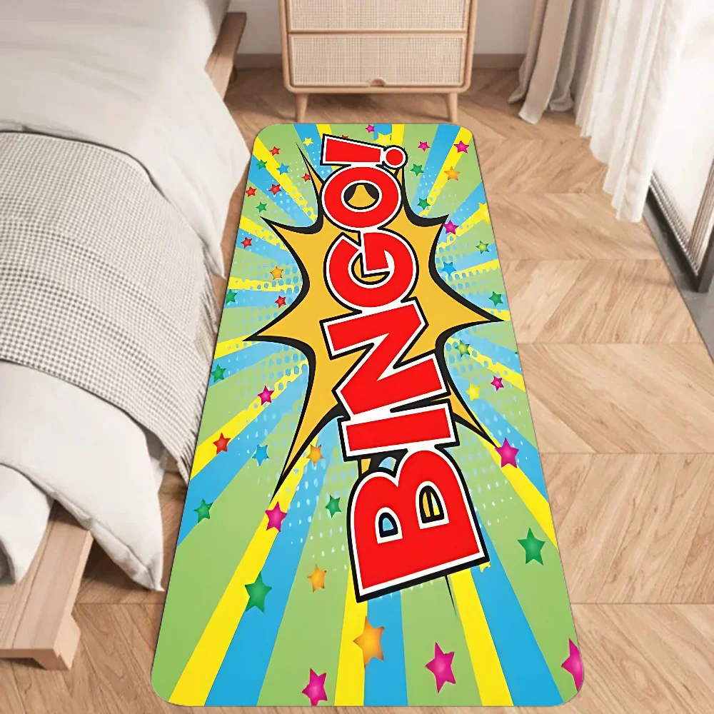 Hot Game Bingo Floor Mat