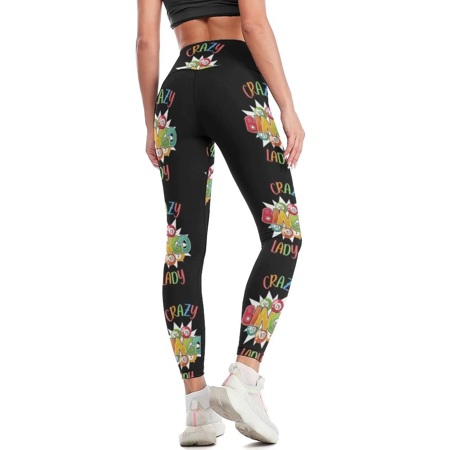 Crazy Bingo Lady Leggings