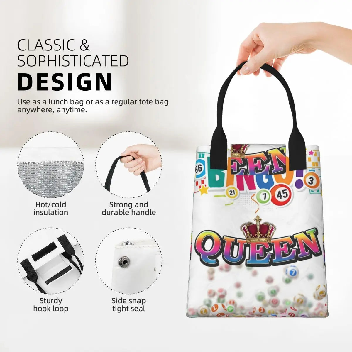 Bingo Lunch Bag Thermal Cooler