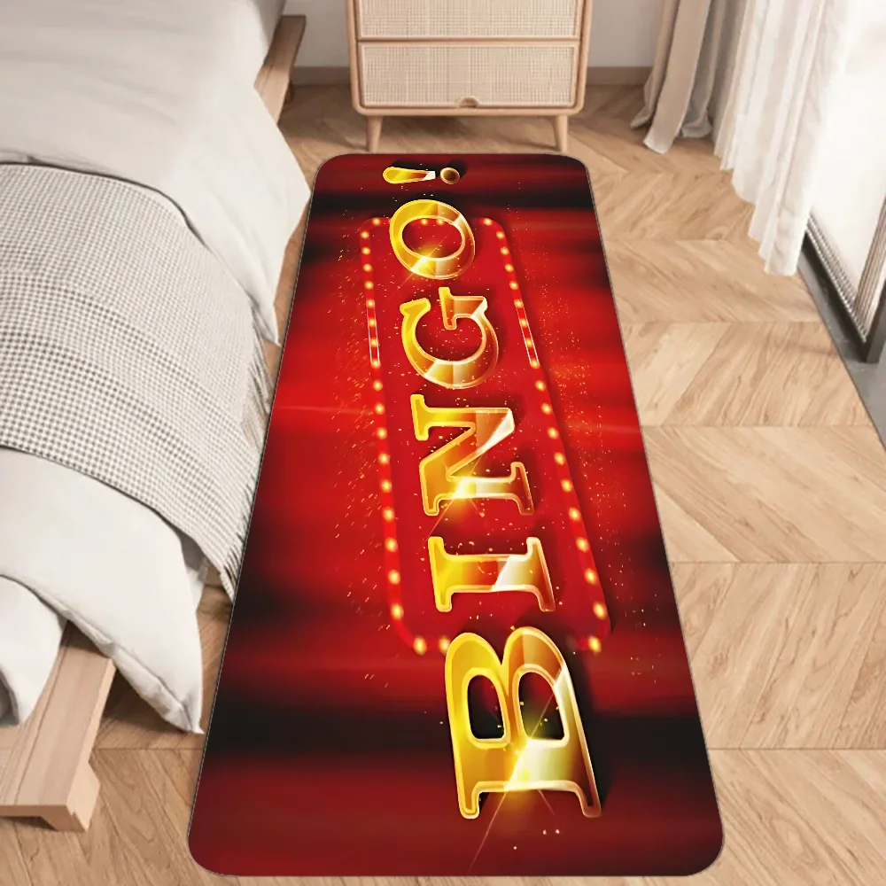 Hot Game Bingo Floor Mat