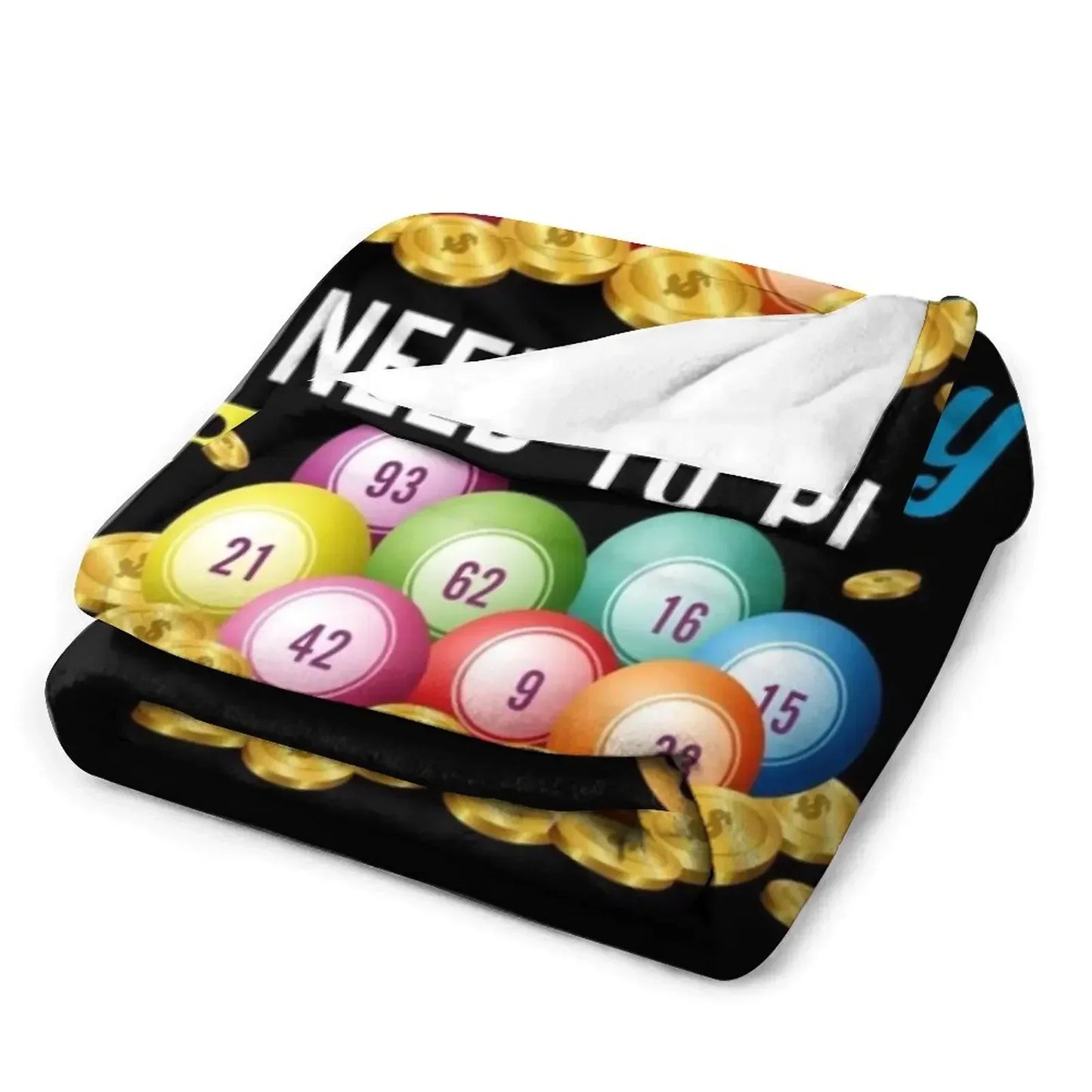 I Just Need To Play Bingo Throw Blanket