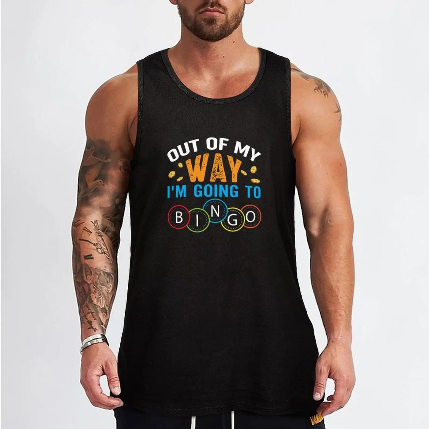 Out Of My Way Im Going To Bingo Tank Top