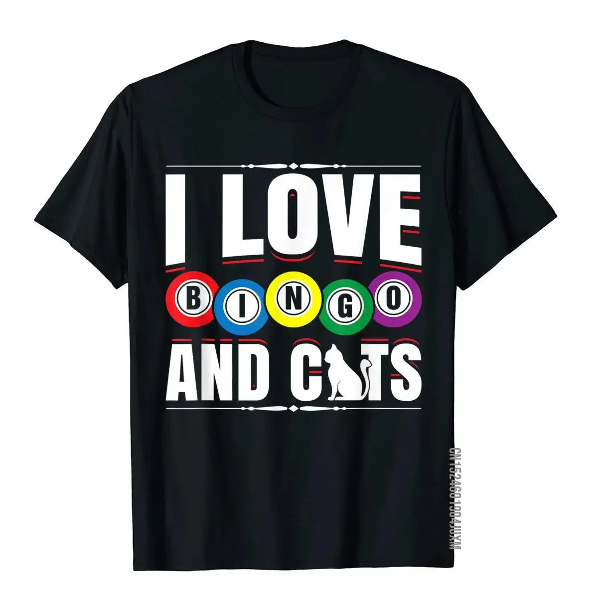 I Love Bingo And Cats T-Shirt