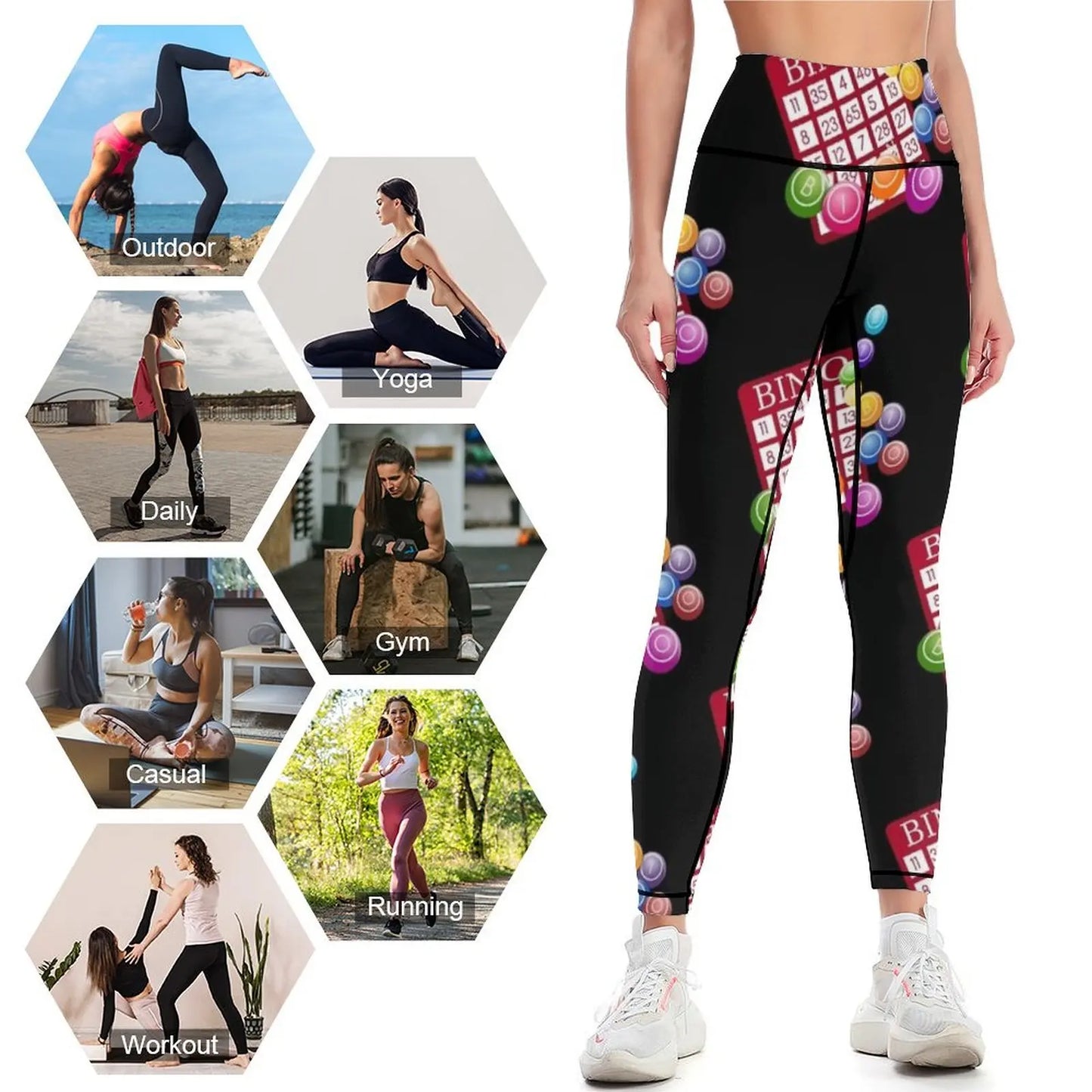 Bingo Balls - Bingo Leggings