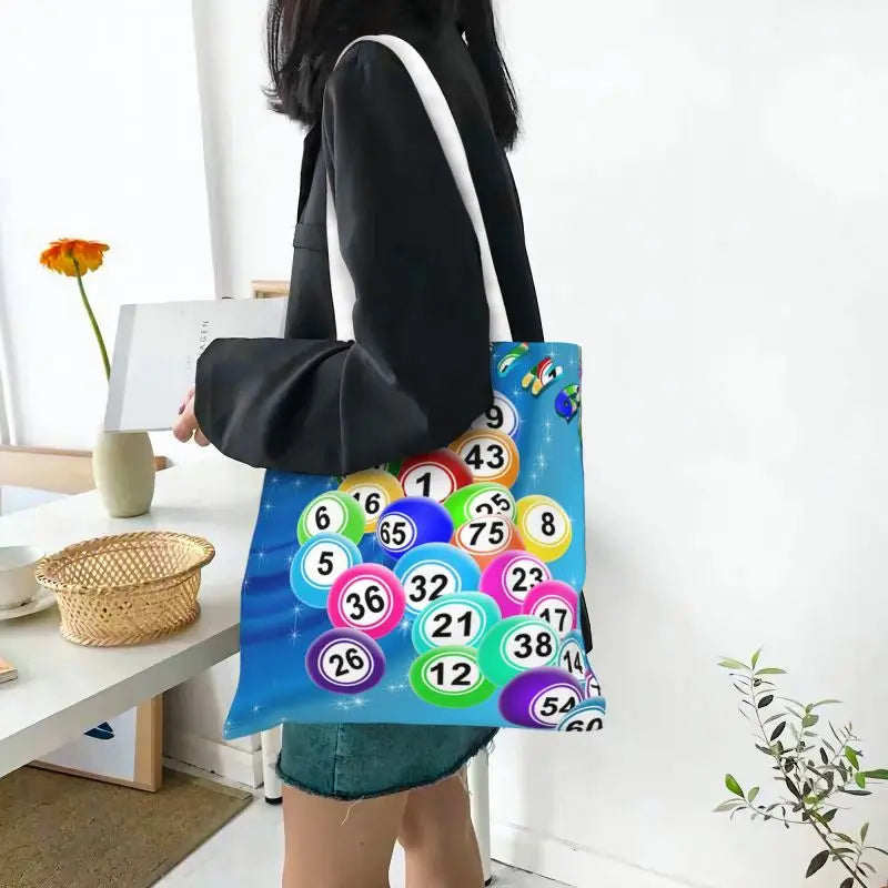 Bingo Canvas Shopping Bags