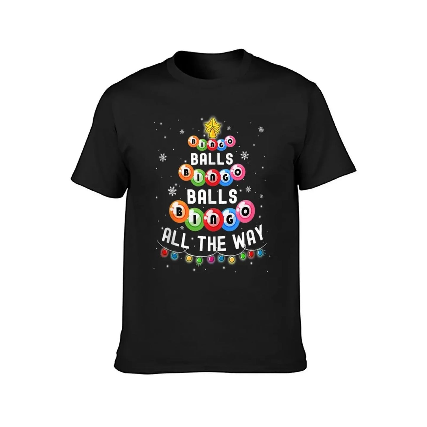 All The Way Christmas Tree Funny Xmas T-Shirt