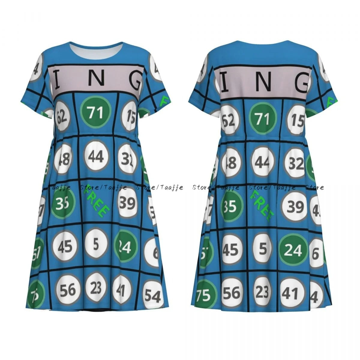 Women’s Bingo-Inspired Summer Dress