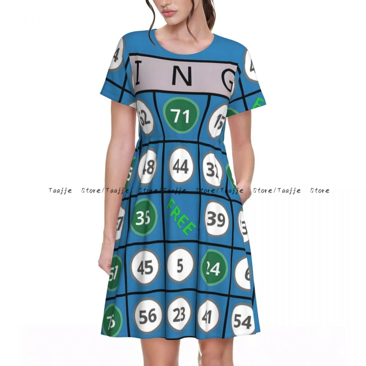 Women’s Bingo-Inspired Summer Dress