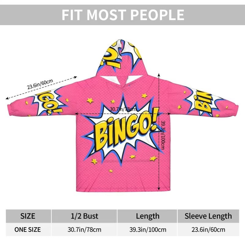 BINGO! Blanket Hoodie