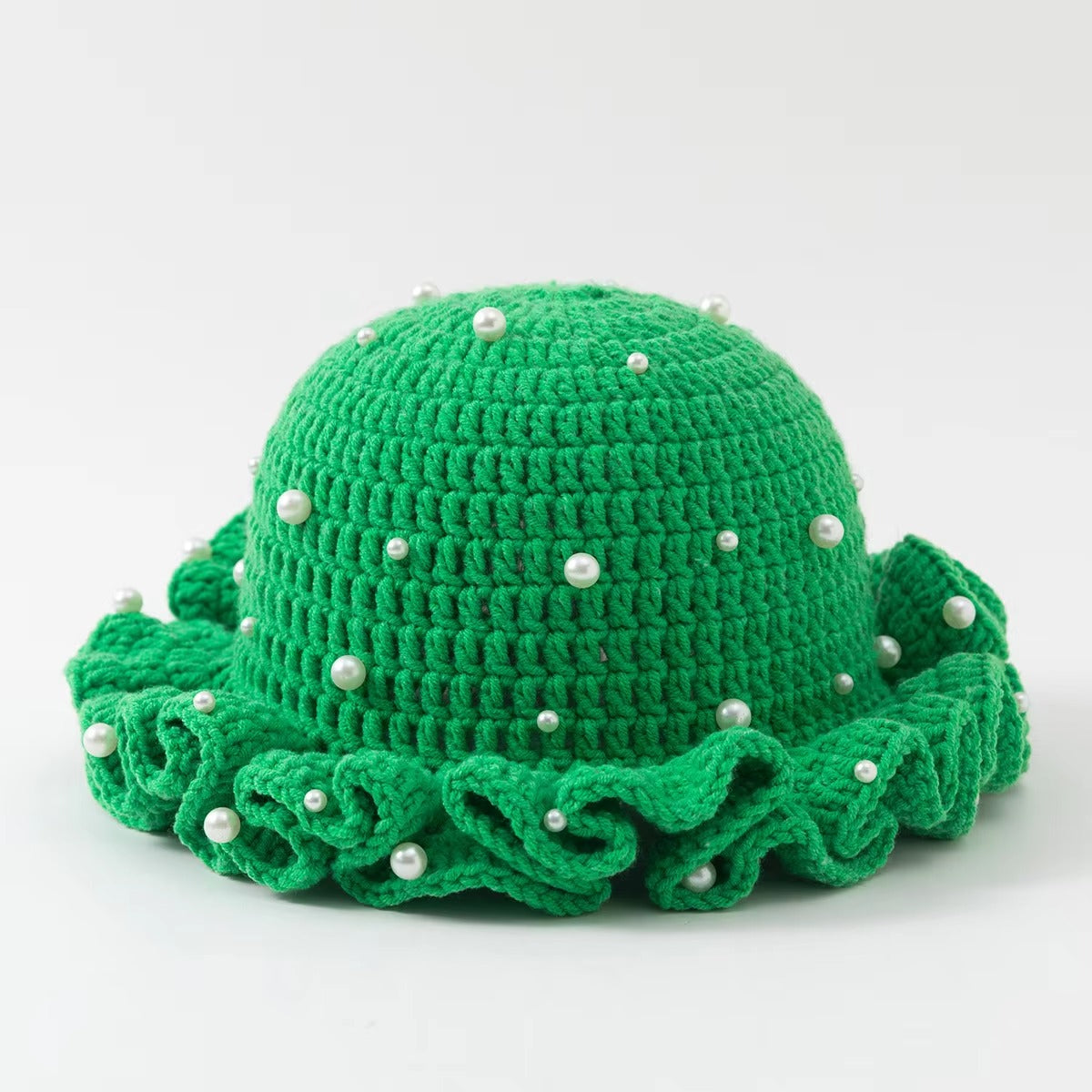 "Lotus Leaf" Knitted Bingo Hall Hat