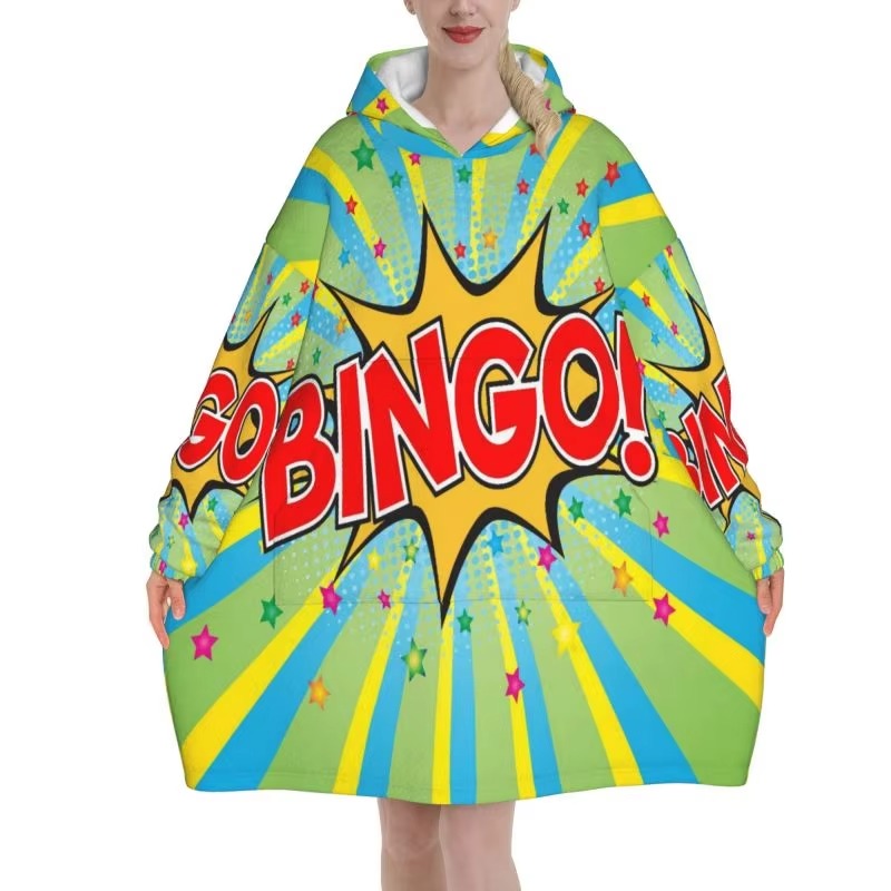 BINGO! Blanket Hoodie